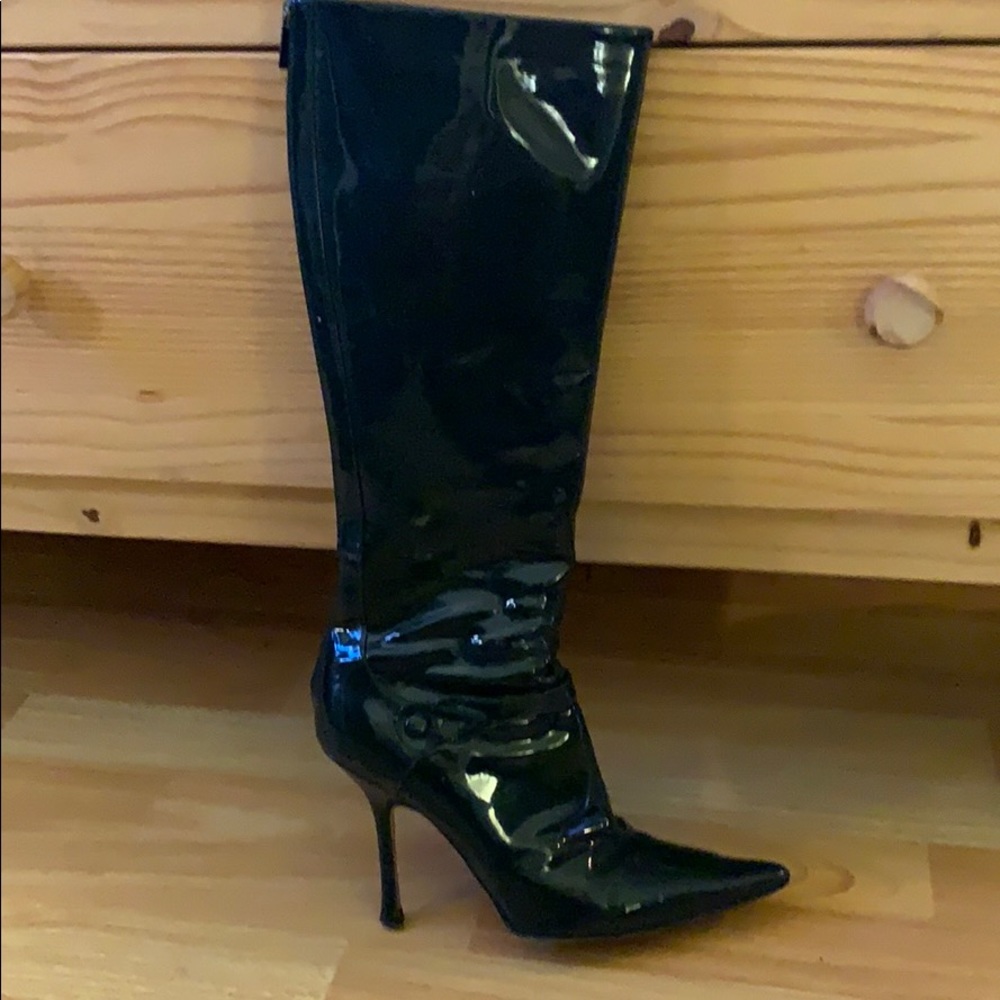 Jimmy Choo Hunter Green Boots